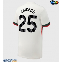 Moški Nogometni dresi Chelsea Moises Caicedo #25 Gostujoči 2025-26 Kratek Rokav